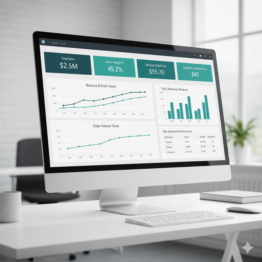 Executive overview dashboard