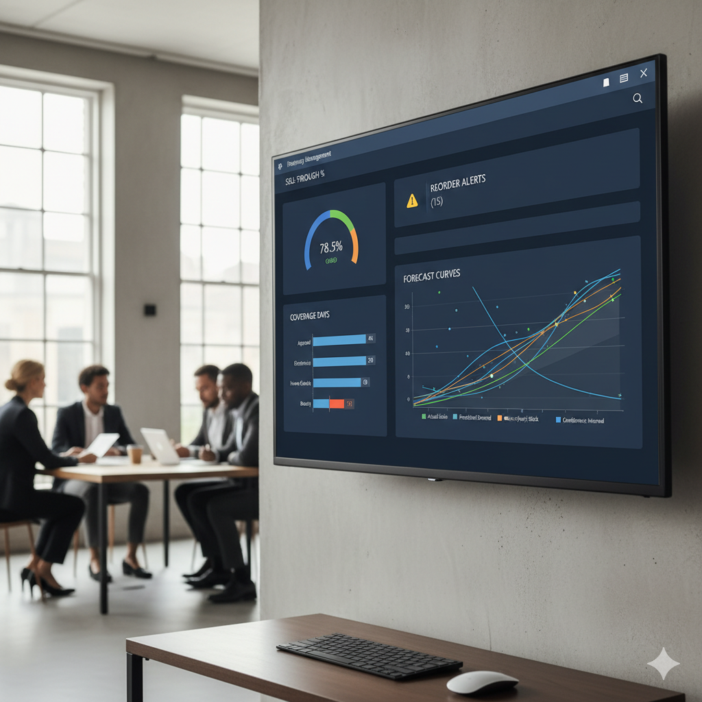 Demand and inventory dashboard